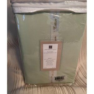 New Concierge Collection King Pillowcases 21x40 Pastel fern Cotton/Poly Sateen